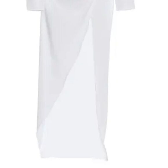 NWT Naked Wardrobe WHITE LONG SLEEVE-S7 - Picture 3 of 8